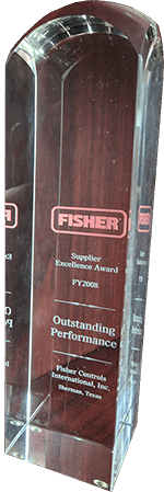 Fisher Supplier Excellence Award