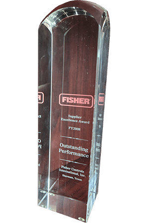 Fisher Supplier Excellence Award