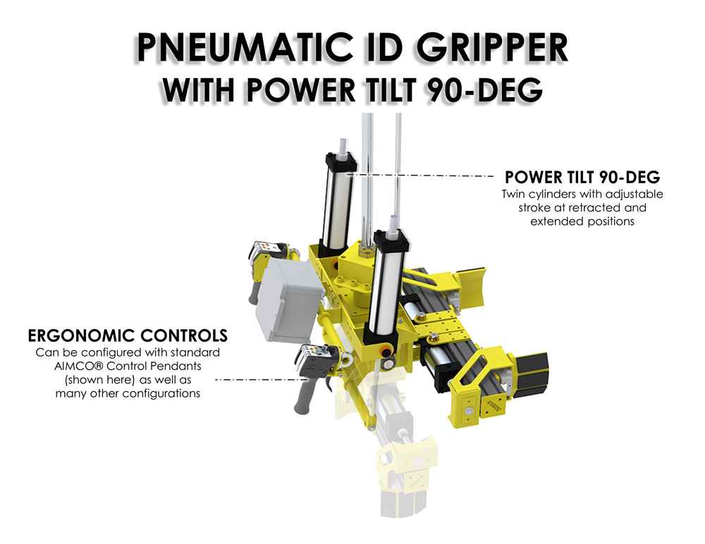 Pneumatic Grabber with power tilt
