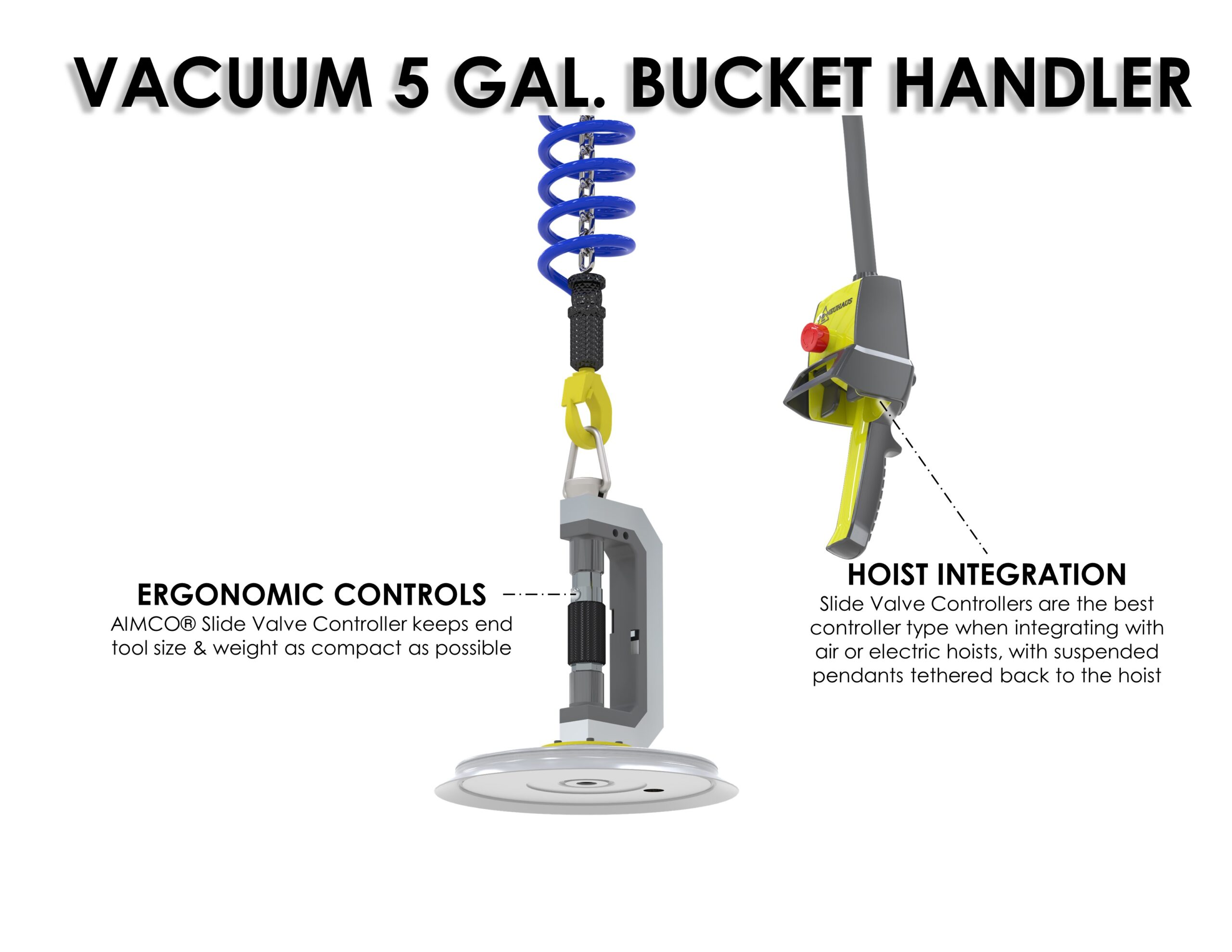 Vacuum 5 Gal Bucket Handler